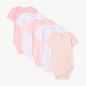 Set van 5 bodies met korte mouwen 