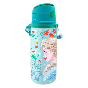 Gourde alu avec lanière 500ml Reine des neiges Elsa 