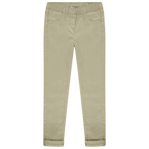 Jegging en twill stretch pour enfant fille 