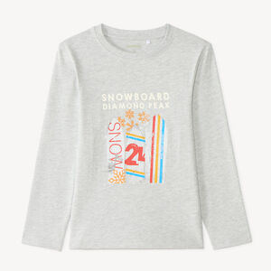 Langarm T-shirt voor jongens met een fantasiedruk 