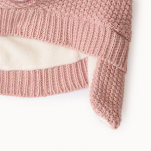 Muts met speelse Minnie Disney patch en 3D-oren voor babymeisje 