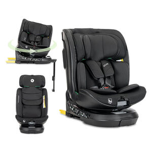 Siège-auto Solaris i-Size pivotant 40-150 cm + Jambe de force 360 Noir 