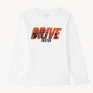 T-shirt met lange mouwen met fantasiedruk voor jongens 