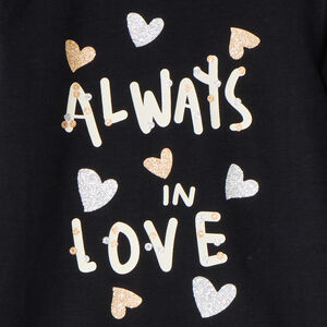 Ondertrui met coltrui en fantasieprint voor meisjes 