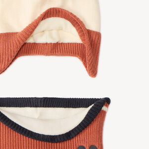 Ensemble bonnet snood et gants bébé garçon Mickey Disney 
