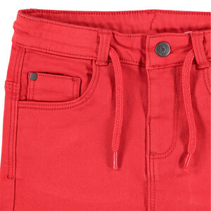 Bermuda en toile à cordons de serrage 