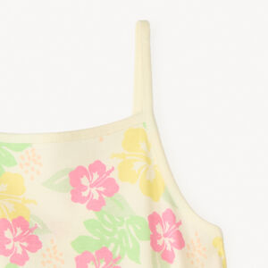 Korte jumpsuit in fantasiedruk voor meisjes 
