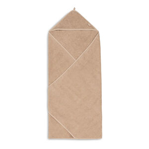 Badcape badstof 100x100 cm - Biscuit 