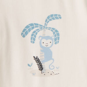 Bodyvest en jogging set voor babyjongens Cute Monkey thema 