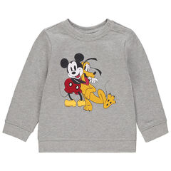 Sweat en molleton print Mickey et Pluto Disney pour bébé garçon , Orchestra