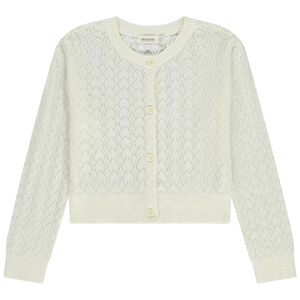 Vest in opengewerkt brei voor meisjes 