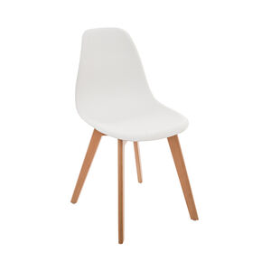 Chaise de table enfant - Blanc  