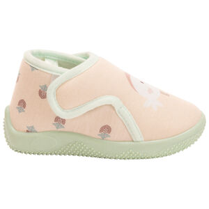 Chaussons bottillons velcro print oiseau pour bébé fille 
