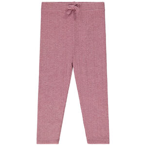 Caleçon côtelé avec noeud pour bébé fille 