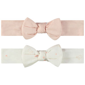 Set van 2 haarbanden met strik voor meisjes 