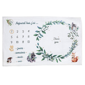 Willekeurig fotovloerkleed Bébé nature 