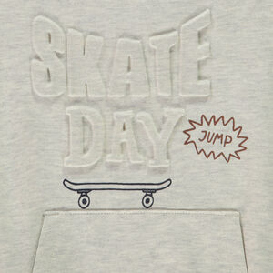 Jogging ensemble met oversize skate-embossed sweatshirt voor baby jongen 