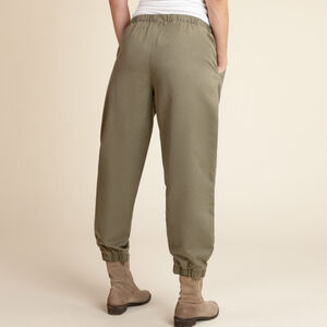 Vloeiende broek met elastische taille voor dames 