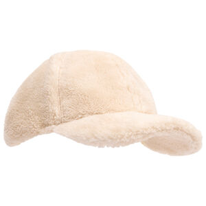 Casquette en fausse fourrure unie pour fille 