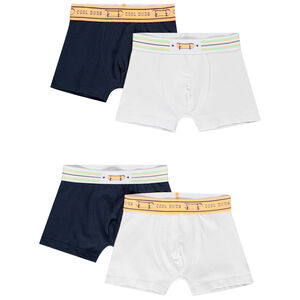 Lot de 4 boxers en coton garçon 