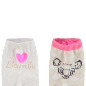 Set van 2 paren van Bambi Disney sokken meisjes 