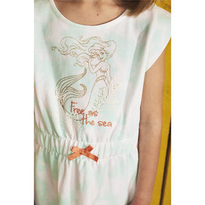 Fleece jurk met print van Ariel Disney voor meisjes 