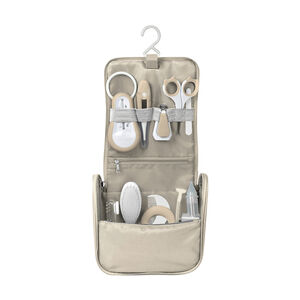 Trousse de toilette avec 10 accessoires terre d'argile 