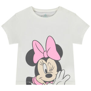 T-shirt manches courtes print Minnie Disney pour bébé fille 