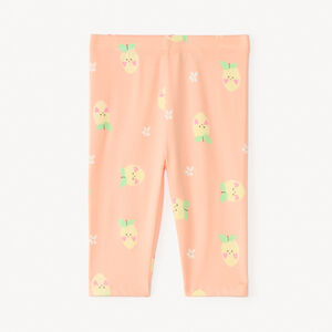 Caleçon corsaire met fantasieprint voor meisjesbaby. 