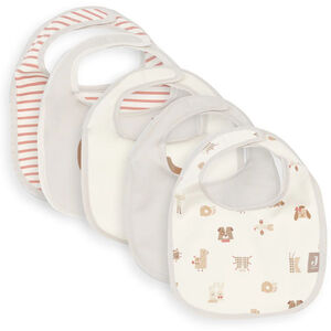 Bavoir Jersey imperméable - Animal Friends - 5 Pcs 