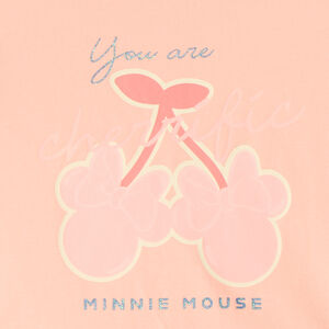 T-shirt manches courtes volanté Minnie Disney pour bébé fille 