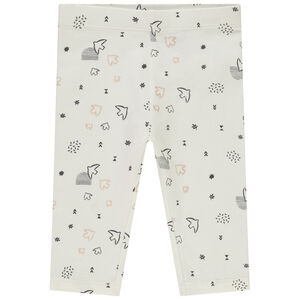 Corsaire in jersey met fantasieprint voor baby meisje 