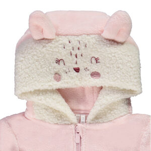 Pyjama topper biche in sherpa voor baby meisje 