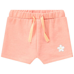 Fleece short met bloemenprint voor meisjes 
