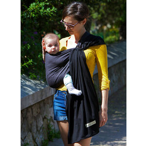 Sling - Petite écharpe sans nœud - Anthracite/Noir 