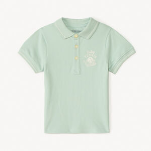 Korte mouwen polo met tennisborduring voor babyjongen 