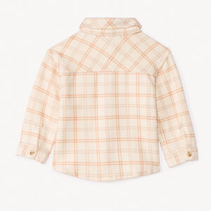 Surchemise en flanelle à carreaux pour bébé fille 