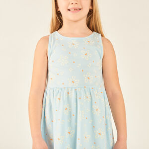 Robe débardeur imprimé fantaisie pour fille 