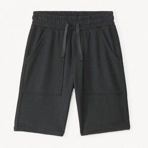 Uni-kleur mesh bermuda voor jongens 