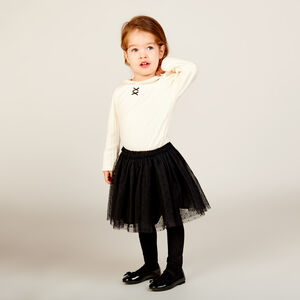 Ensemble 2 pièces avec jupe en tulle pour bébé fille 