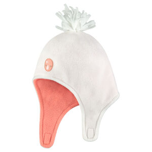 Bonnet péruvien en micropolaire avec pompon cousu sur le dessus 