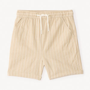 Bermuda van gestreepte stof voor jongens 