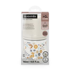 Biberon avec tétine symétrique SX Pro S 150 ml Wonderland Beige 