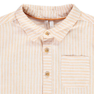 Ensemble met gestreept hemd en cargobroek voor babyjongens 