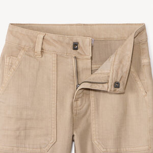 Rechte jeans van overgeverfd effen denim voor jongens 