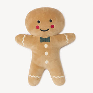 Pluche fluweel peperkoekfiguur voor babyjongens 