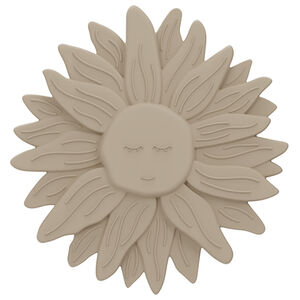 Bijtring silicone Zonnebloem Nougat 