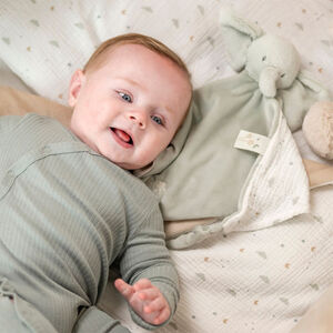 Maxi doudou Éléphant 60cm Vert Tilleul 