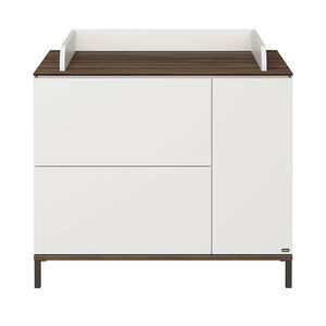 Commode à langer Lovely Aliv off white/dark walnut 
