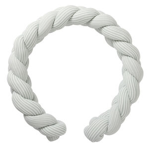 Tresse décorative ouatinée Soft Stripes Ecru Vert de Gris  